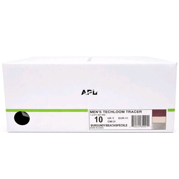 APL Techloom Tracer Mens Size 10 Running Sneakers Burgundy / Beach / Speckle NIB - Picture 10 of 12